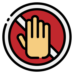 手を触れないでください icon