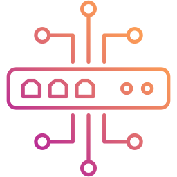 Network hub icon