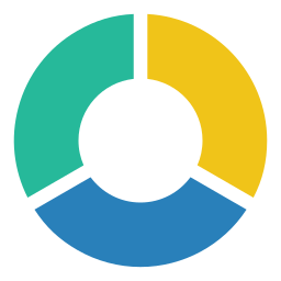 cirkeldiagram icoon