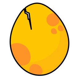 Dinosaur egg icon