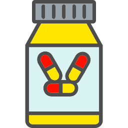 Pill jar icon