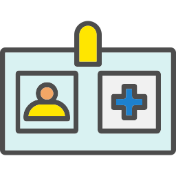 Identification card icon