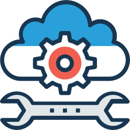 Cloud computing icon