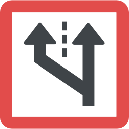 Traffic sign icon