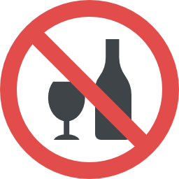 no alcohol icono