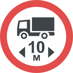 señal de tráfico icono