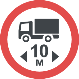 Traffic sign icon