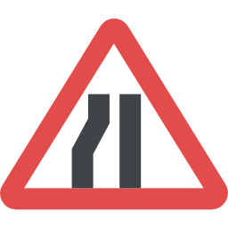 Traffic sign icon