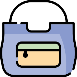 어깨에 매는 가방 icon