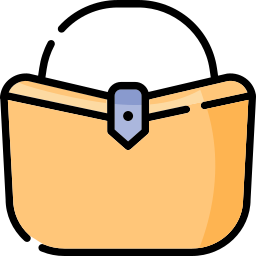 Кожаная сумка иконка