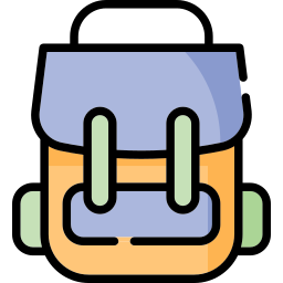 Travel bag icon