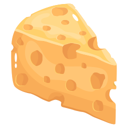 fetta di formaggio icona