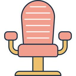 krzesło obrotowe ikona
