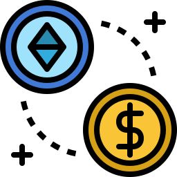 Money exchange icon