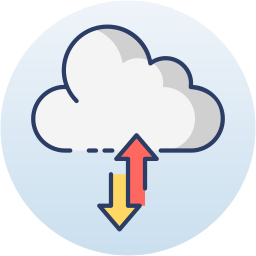 Cloud network icon