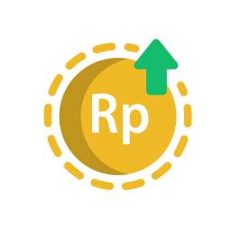 indonesische rupiah icon