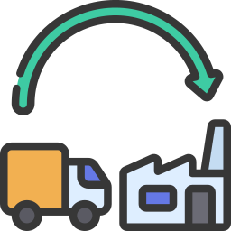 Supply chain icon