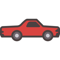 Pick up car icon