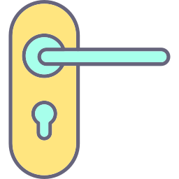 Door lock icon