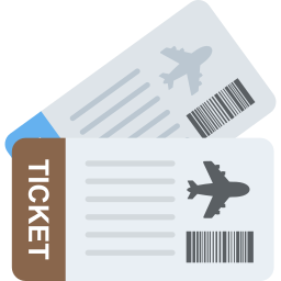 Plane ticket icon