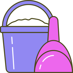 Sand bucket icon