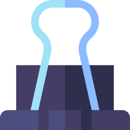 Binder clip icon