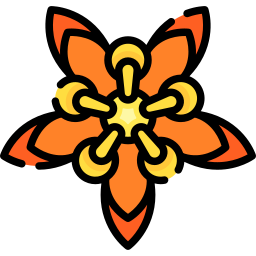 Blood flower icon