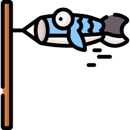 Fish flag icon