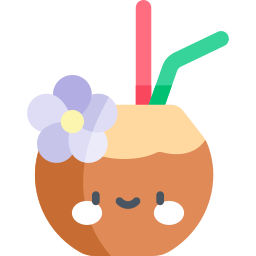 Coconut drink icon