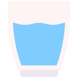 vaso de agua icono