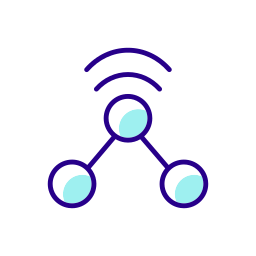 punto di accesso wireless icona