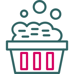 Laundry basket icon