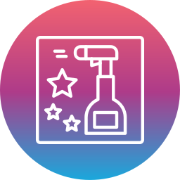 Cleaning spray icon