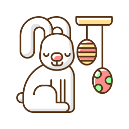 Easter day icon