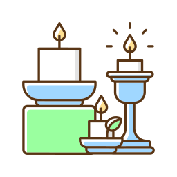 aromatyczna świeca ikona