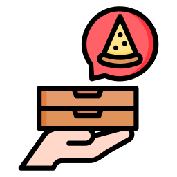 Pizza box icon