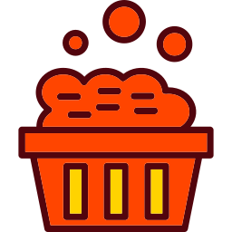 Laundry basket icon