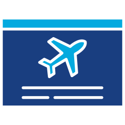Flight information icon