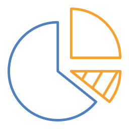 cirkeldiagram icoon