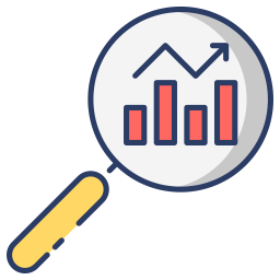 investigación de mercado icono