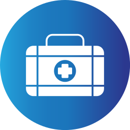 First aid kit icon