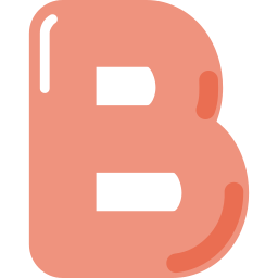 la lettre b Icône