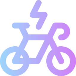 Electric bike icon