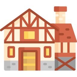 Medieval house icon