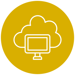 Cloud computing icon