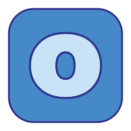 文字o icon