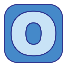 Letter o icon