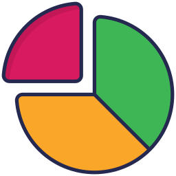 diagramme circulaire Icône