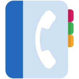 Phone book icon