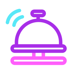 Reception desk icon